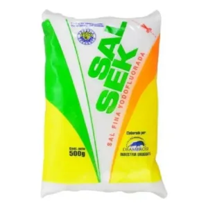 sal sek fina iodofluorada 1/2 kg.