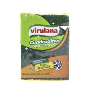 esponja virulana fibra cuadraditos (19033000)
