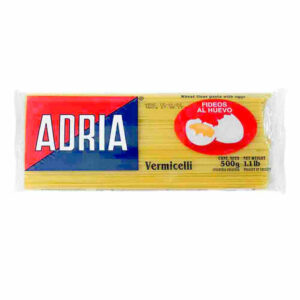 fideos adria al huevo 500 grs. vermicelli (50088)