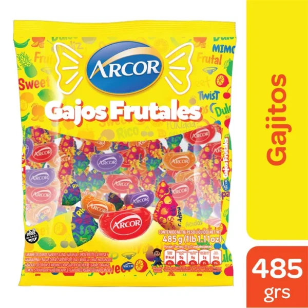 caramelos arcor gajitos 485 grs. (69 un.) frutal (1010885) caramelos arcor gajitos 485 grs. (69 un.) frutal (1010885)