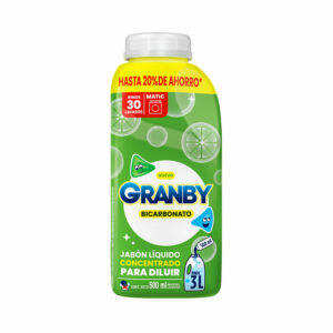 jabon liq. granby conc. p/diluir 500 ml. limon (64978561)