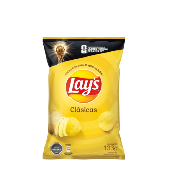 papa frita lay ´s clasica 133 grs. (66588) papa frita lay ´s clasica 133 grs. (66588)