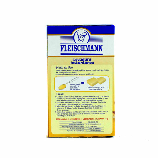 levadura fleischmann seca 100 grs. (3882)