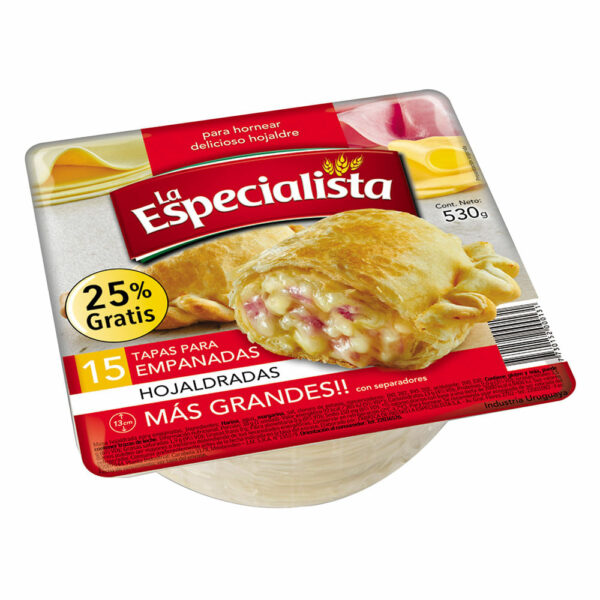 masa hojaldre la especialista empanadas freir 12+3 un. (71) masa hojaldre la especialista empanadas freir 12+3 un. (71)