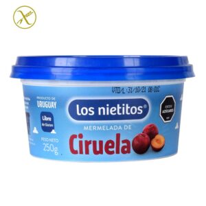 mermelada los nietitos 250 grs. ciruela (14200)