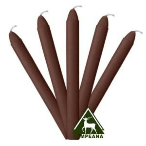vela color lisas nº4 marron un. (40)