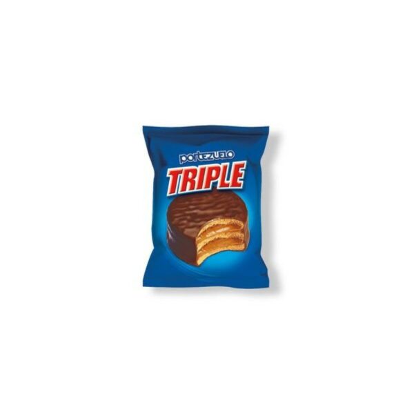 alfajor portezuelo triple 60 grs. chocolate (3222) alfajor portezuelo triple 60 grs. chocolate (3222)