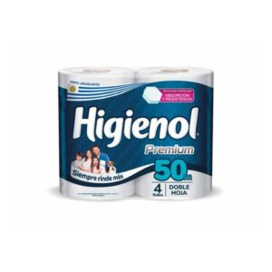 papel higienico higienol premium d. hoja 4 un. 50 m. (1199)