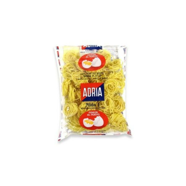 fideos adria al huevo 500 grs. nido 1 (50011)