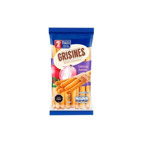 galletita m. cubano grisines 120 grs. cebollas asadas galletita m. cubano grisines 120 grs. cebollas asadas