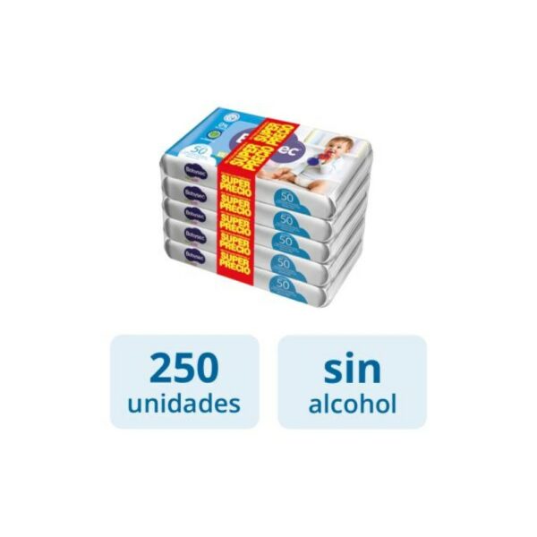 toallas humedas babysec ultra 250 un. pentapack (9911) toallas humedas babysec ultra 250 un. pentapack (9911)