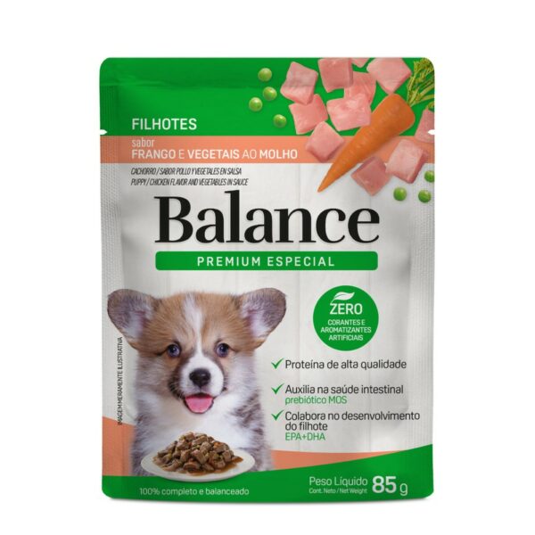 alim. p/mascotas balance perro cachorro 85 grs. pollo (132498) alim. p/mascotas balance perro cachorro 85 grs. pollo (132498)