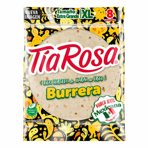 tortilla de harina burrera tia rosa 6 un. 420 grs. tortilla de harina burrera tia rosa 6 un. 420 grs.