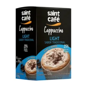 cafe saint capuccino tradicional light 6 sobres/12 grs. (3421)