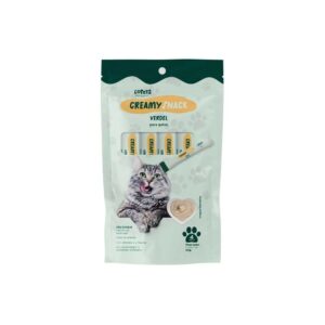 alim. p/mascotas snacks creamy lopets verdel p/gato 60 grs. (132567)