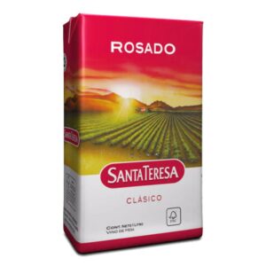 vino santa teresa rosado 1 lt. tetra (753)