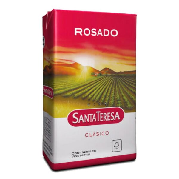 vino santa teresa rosado 1 lt. tetra (753) vino santa teresa rosado 1 lt. tetra (753)