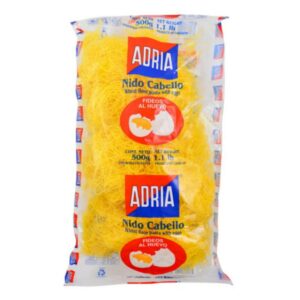 fideos adria al huevo 500 grs. cabello de angel (50012)