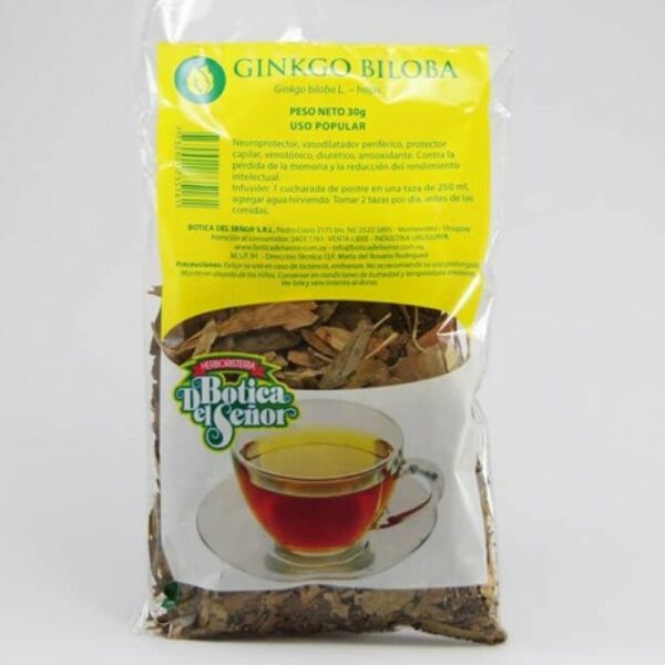 te botica del seÑor ginkgo biloba hojas 30 grs. (20) te botica del seÑor ginkgo biloba hojas 30 grs. (20)