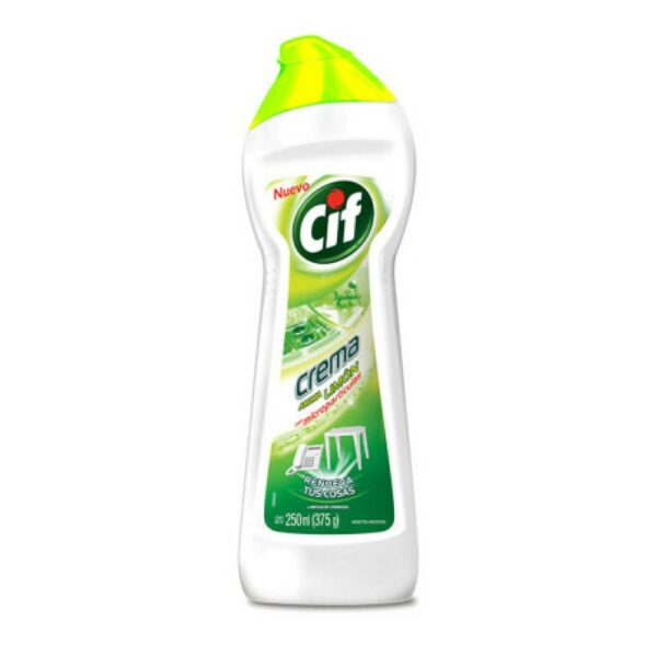 limpiador cif cremoso c/microp. 375 grs. limon (69706358)
