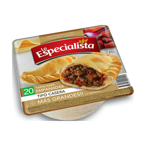 masa hojaldre la especialista empanadas caseras 20 un. (74)