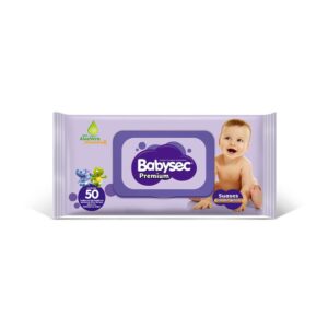 toallas humedas babysec premium flow 50 un. (9906)