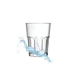 vaso de vidrio bristol incoloro agua (nf2711)