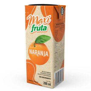 JUGO MAXI FRUTA TETRA 200 ML. NARANJA (5066)