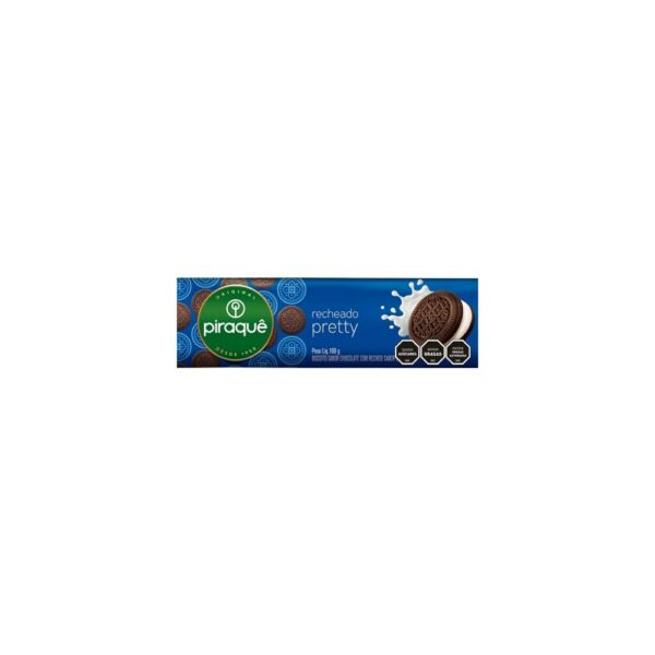 GALLETITA PIRAQUE PRETTY RELL. 160 GRS. CHOC, VAINILLA GALLETITA PIRAQUE PRETTY RELL. 160 GRS. CHOC, VAINILLA