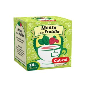TE CABRAL MENTA / FRUTILLA 10 SAQUITOS