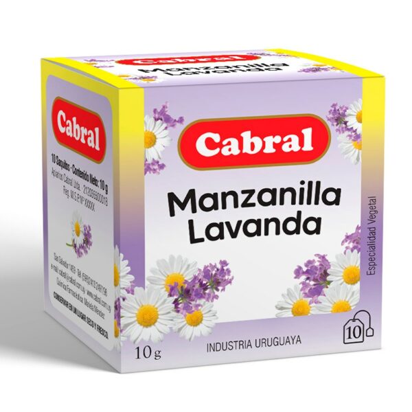 TE CABRAL MANZANILLA / LAVANDA 10 SAQUITOS TE CABRAL MANZANILLA / LAVANDA 10 SAQUITOS