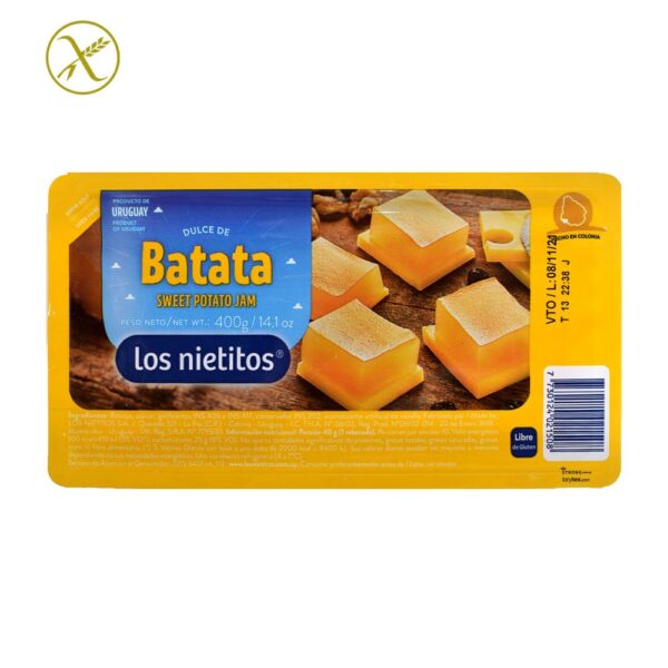 DULCE BATATA LOS NIETITOS 400 GRS. (21500) DULCE BATATA LOS NIETITOS 400 GRS. (21500)