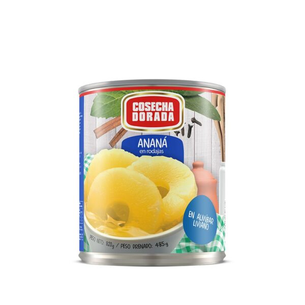 ANANA EN ALMIBAR COSECHA DORADA 820 GRS. (290) ANANA EN ALMIBAR COSECHA DORADA 820 GRS. (290)