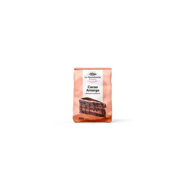 CACAO AMARGO S/AZUCAR LA ABUNDANCIA 200 GRS. (51602) CACAO AMARGO S/AZUCAR LA ABUNDANCIA 200 GRS. (51602)