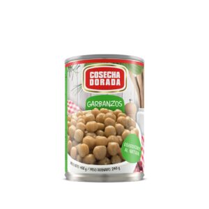 GARBANZO COSECHA DORADA 400/240 GRS. LATA C/A/FACIL (267)