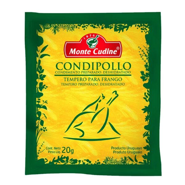 CONDIMENTO CONDIPOLLO MONTE CUDINE 20 GRS. (1190024020) CONDIMENTO CONDIPOLLO MONTE CUDINE 20 GRS. (1190024020)