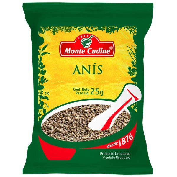 ANIS EN GRANO MONTE CUDINE 25 GRS. (1151124025) ANIS EN GRANO MONTE CUDINE 25 GRS. (1151124025)