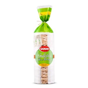 GALLETA DE ARROZ SAMAN CLASICA SIN SAL 150 GRS. (508)