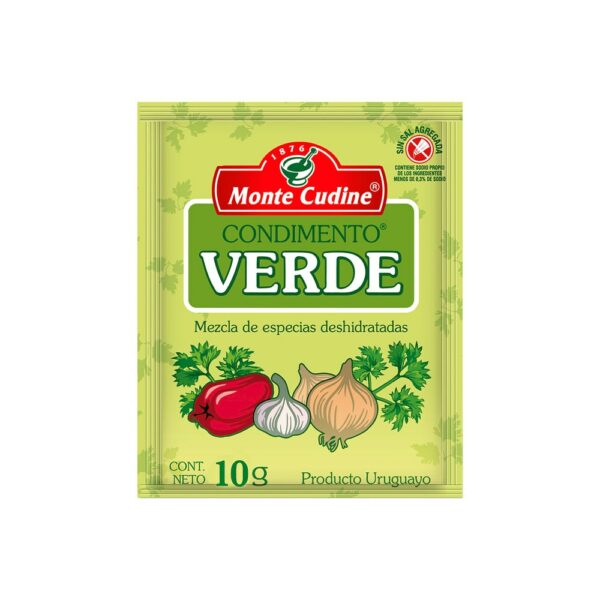 CONDIMENTO VERDE MONTE CUDINE 10 GRS. (1160026010) CONDIMENTO VERDE MONTE CUDINE 10 GRS. (1160026010)