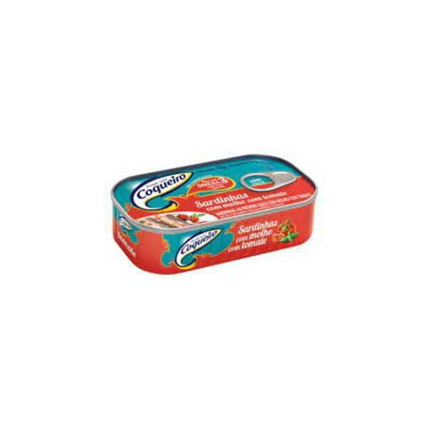 SARDINAS E/SALSA TOMATE COQUEIRO 125 GRS. C/A/FACIL (3594)