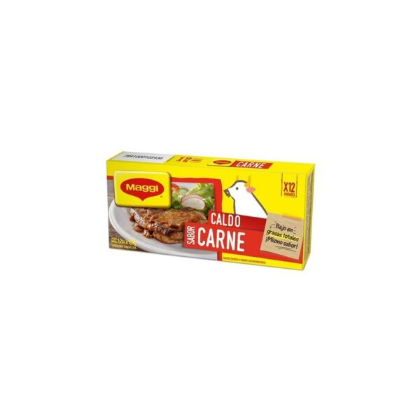 CALDO MAGGI 12 CUBITOS (114 GRS.) CARNE (12487093) CALDO MAGGI 12 CUBITOS (114 GRS.) CARNE (12487093)