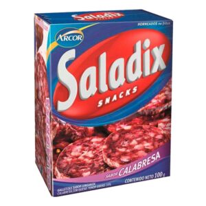 SALADITOS ARCOR SALADIX 100 GRS. CALABRESA (5041783)