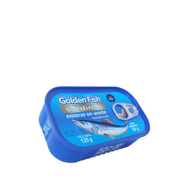 SARDINAS ENTERAS E/ACEITE GOLDEN FISH 125 GRS. (0321)