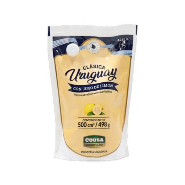 MAYONESA URUGUAY DOY PACK 500 CC. MAYONESA URUGUAY DOY PACK 500 CC.