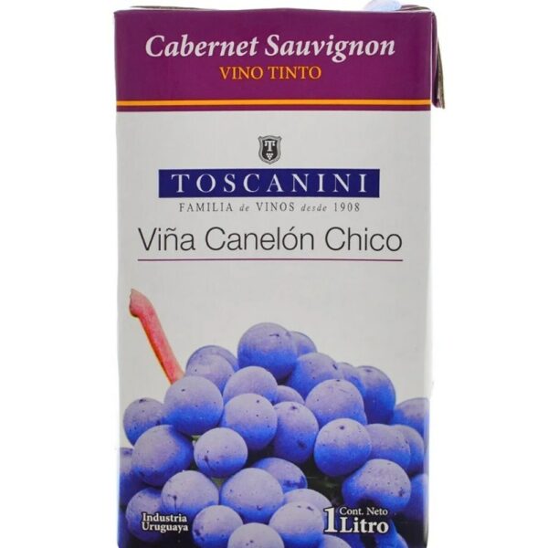 VINO TOSCANINI CANELON CH. TETRA 1 LT. TINTO CAB. SAUV.