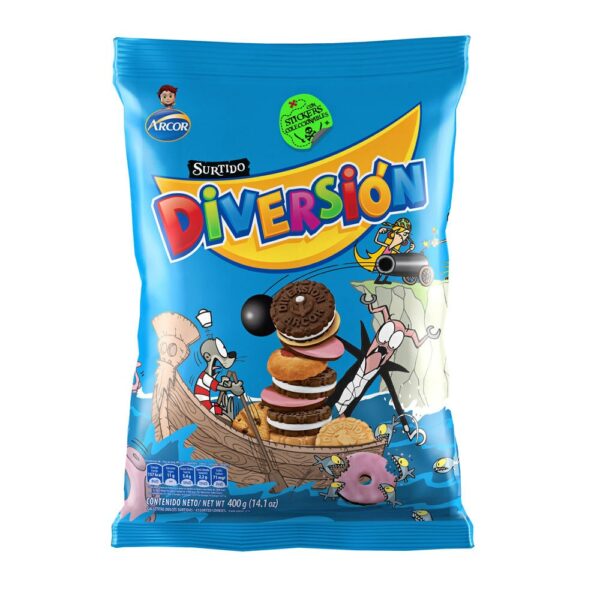 GALLETITA ARCOR SURTIDO DIVERSION 400 GRS. (1006805) GALLETITA ARCOR SURTIDO DIVERSION 400 GRS. (1006805)