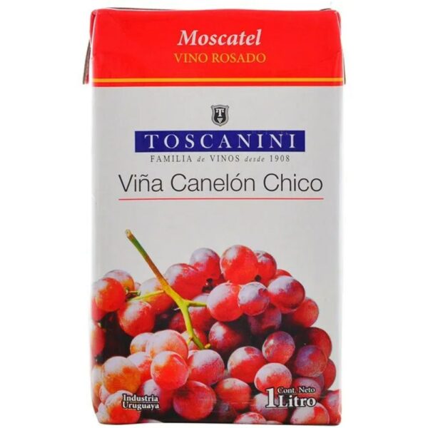 VINO TOSCANINI CANELON CH. TETRA 1 LT. ROSADO MOSCATEL