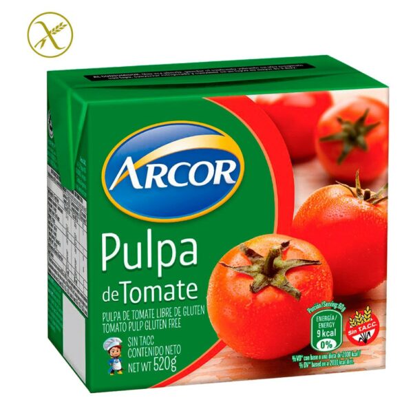 PULPA DE TOMATE ARCOR SUAVE 520 GRS. TETRA (1006616) PULPA DE TOMATE ARCOR SUAVE 520 GRS. TETRA (1006616)