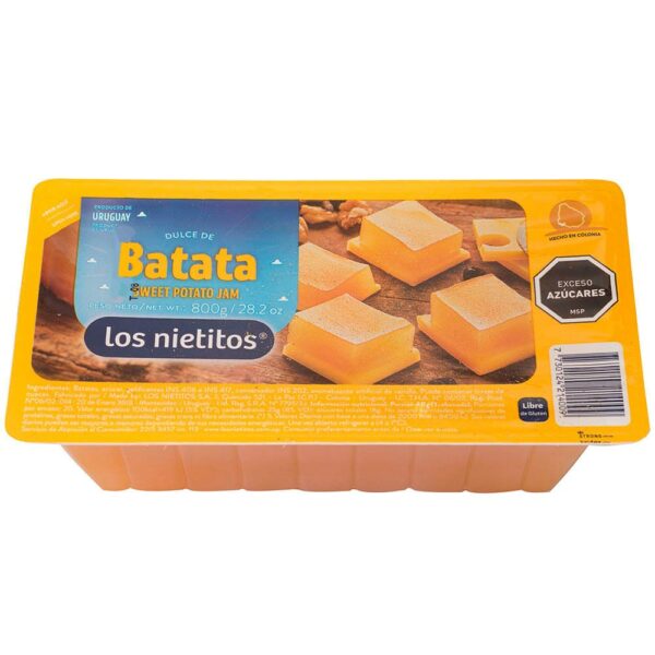 DULCE BATATA LOS NIETITOS 800 GRS. (21400)