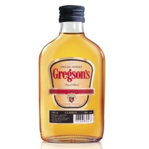 WHISKY NACIONAL GREGSON´S PETACA 190 ML. (6640)